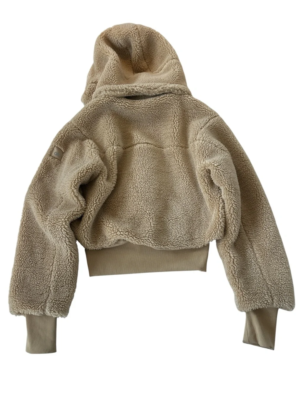 Alo Yoga Foxy Sherpa Jacket in Camel